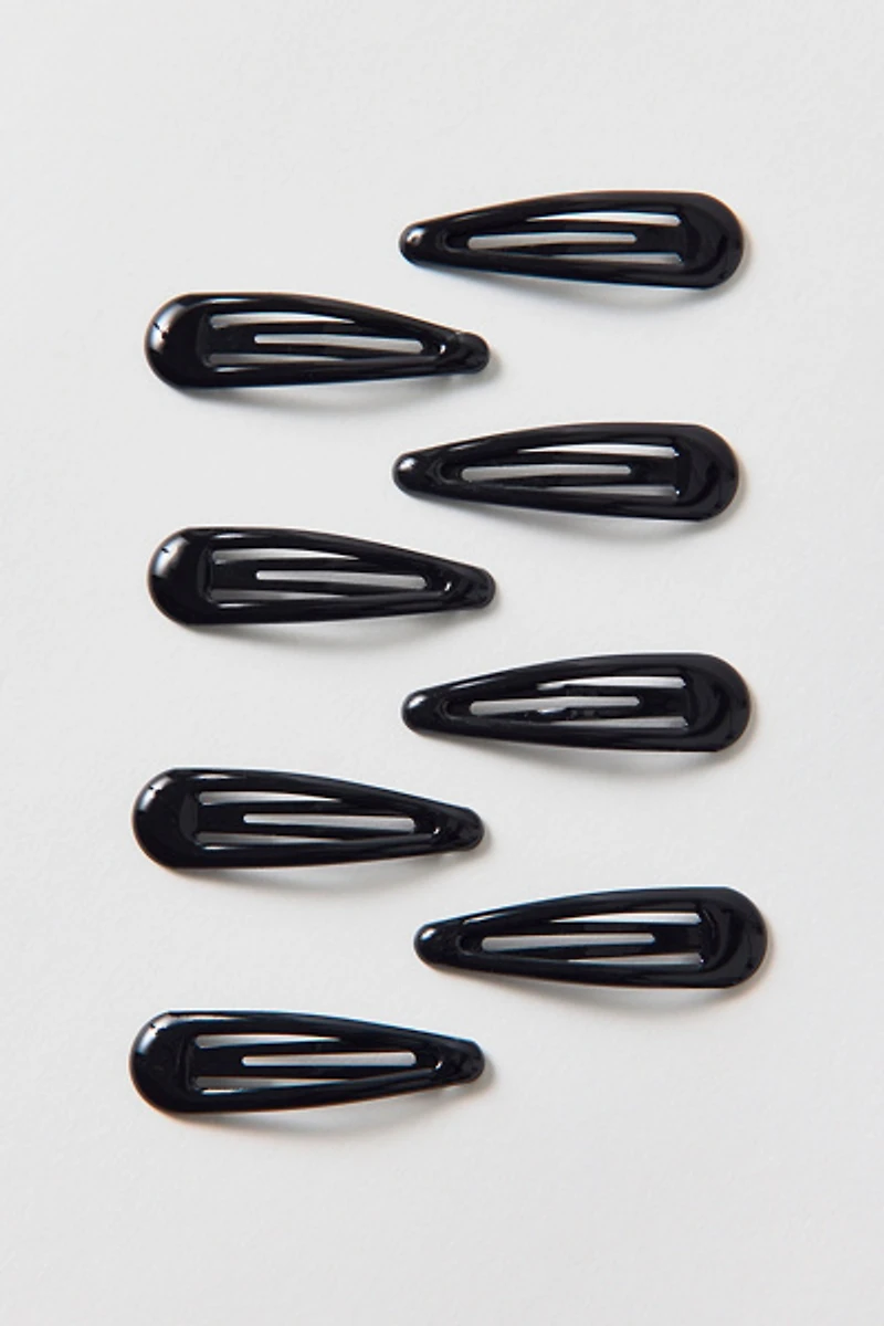 Glossy Triangle Snap Clips Set