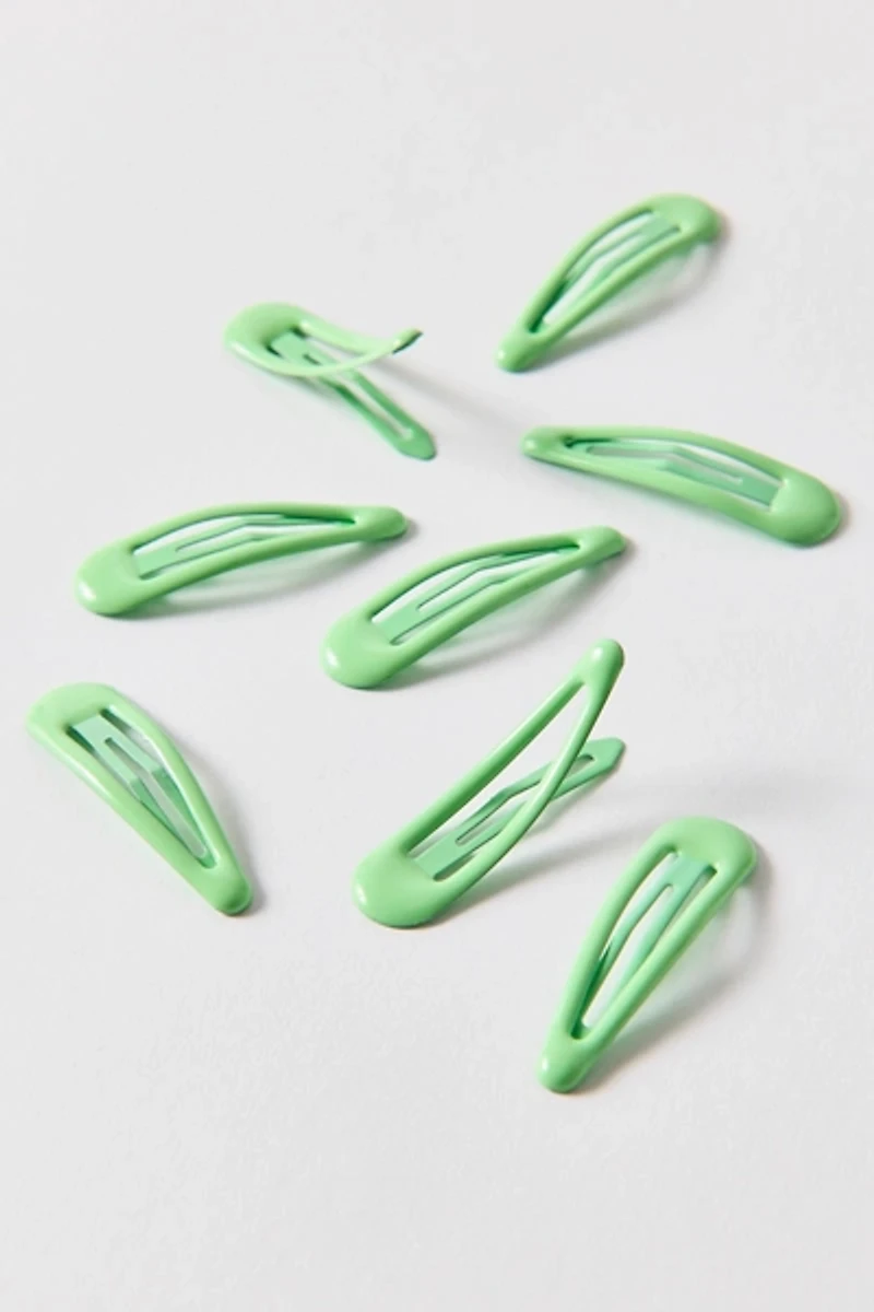 Glossy Triangle Snap Clips Set