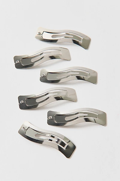 Metal Wave Snap Clips Set