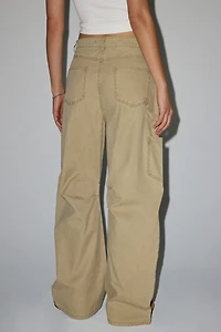 Lioness Miami Vibe Low-Rise Baggy Cargo Pants