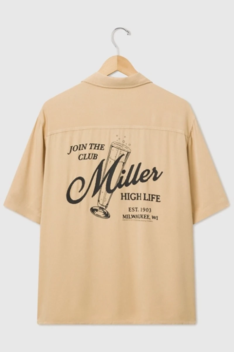 Junk Food Miller Sportsman Club Camp Shirt