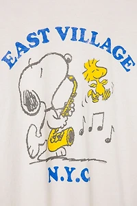Junk Food Snoopy East Village Tee