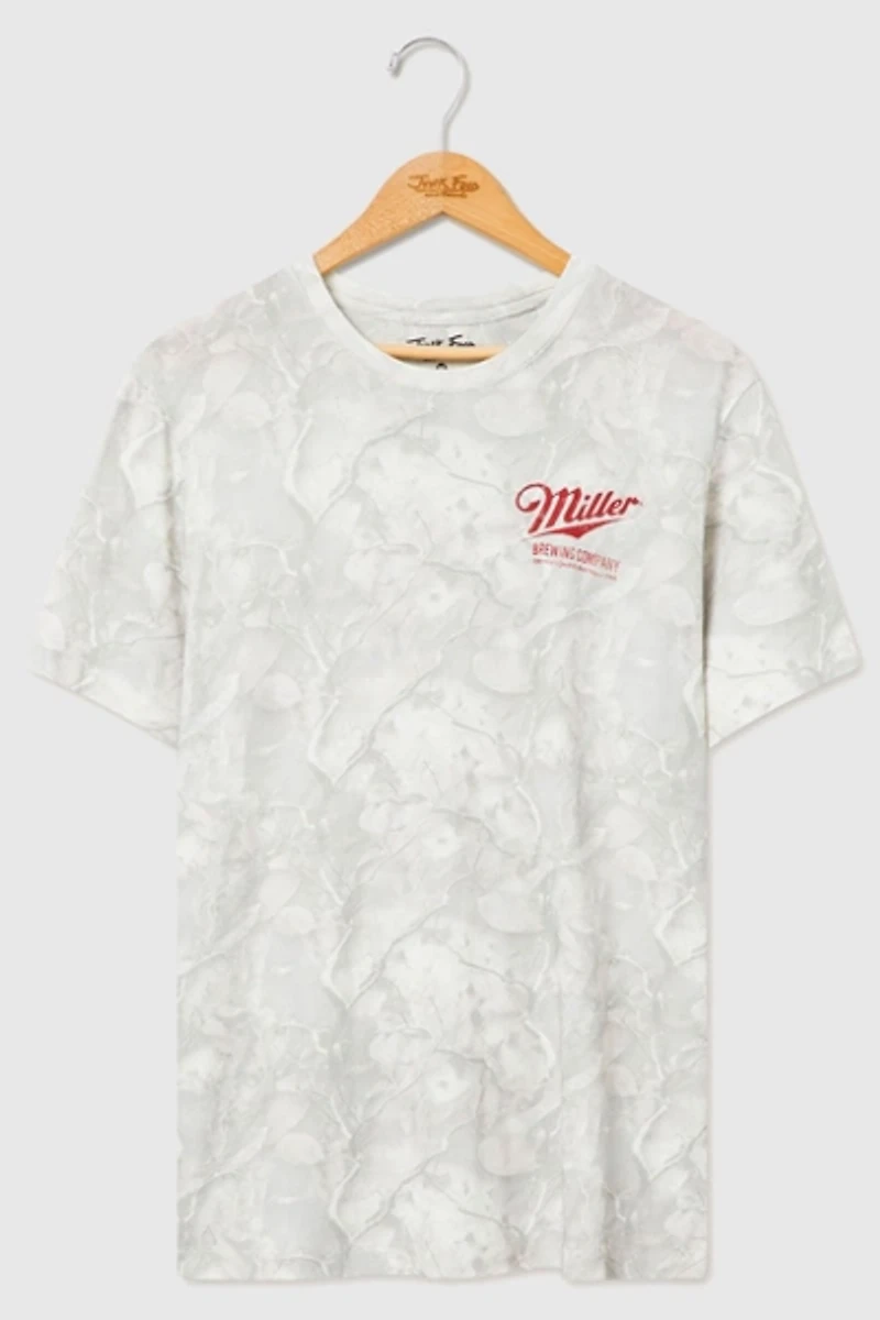 Junk Food Miller High Life Camo Flea Market Tee