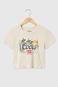 Junk Food Coors Golden Beer Baby Tee