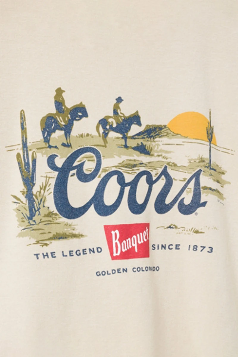 Junk Food Coors Golden Beer Baby Tee
