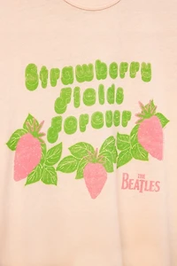 Junk Food The Beatles Strawberry Fields Forever Original Tee