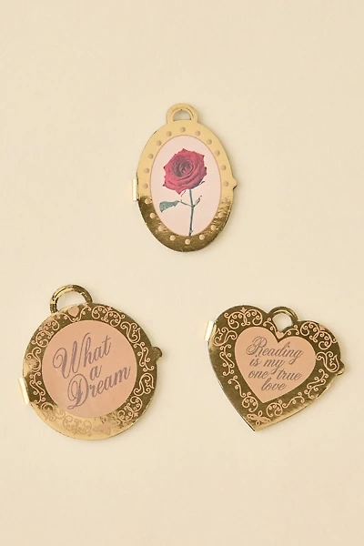 ban.do Locket Shaped Magnetic Bookmark Set