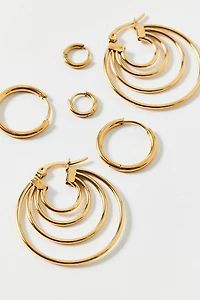 Alice Essential Waterproof Hoop Earrings Set
