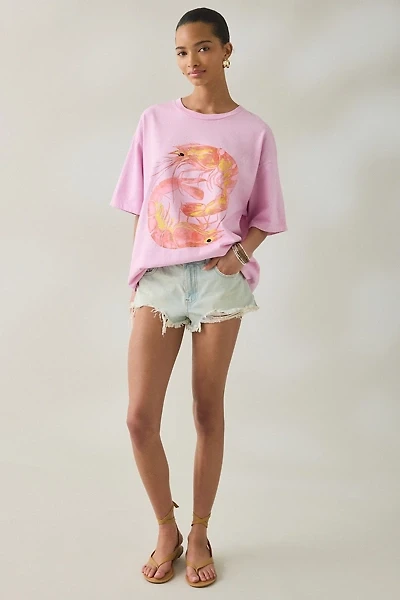 Shimp Graphic Oversized T-Shirt Dress