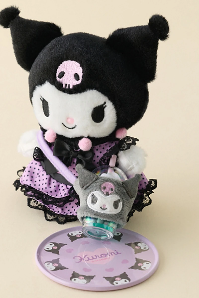 Sanrio Japan Originals Kuromi Dress-Up Plushie Doll & Accessories Set