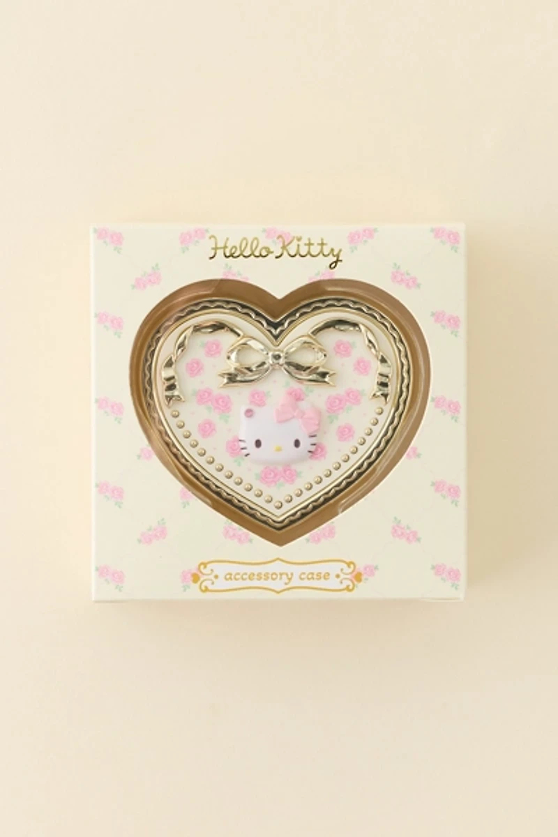 Sanrio Japan Originals Hello Kitty Heart Shaped Mirror Compact Case
