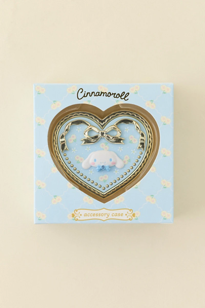 Sanrio Japan Originals Cinnamoroll Heart Shaped Mirror Compact Case