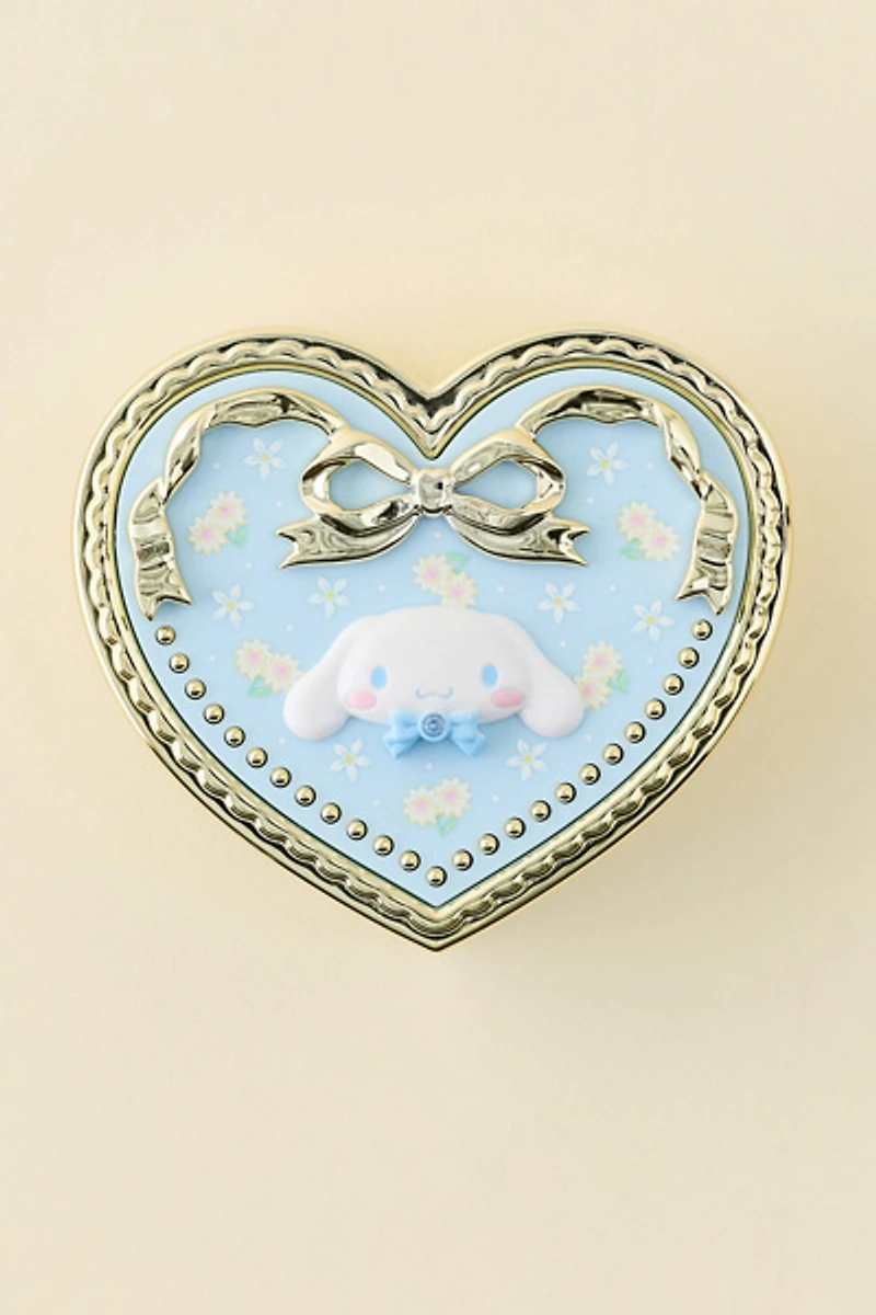 Sanrio Japan Originals Cinnamoroll Heart Shaped Mirror Compact Case