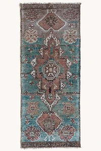 District Loom Vintage Turkish Mini Rug