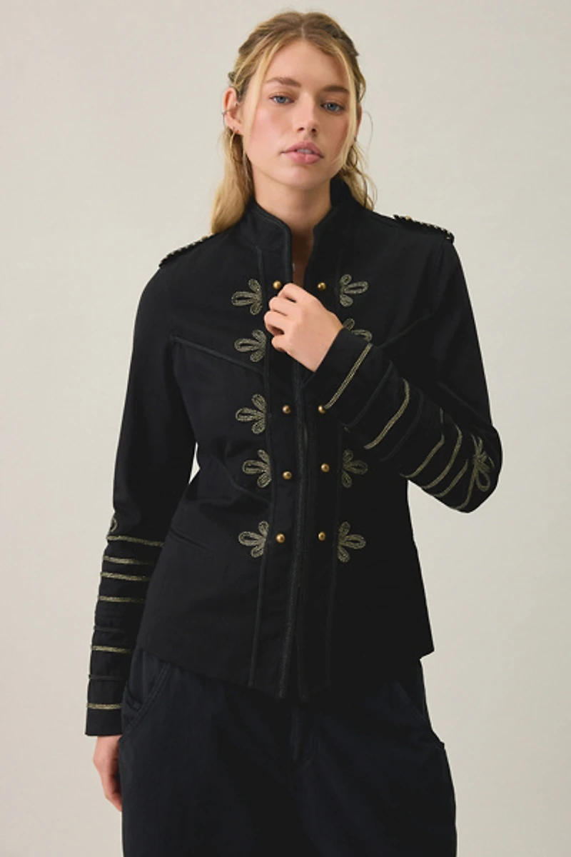 BLANKNYC UO Exclusive Riot High Neck Band Jacket
