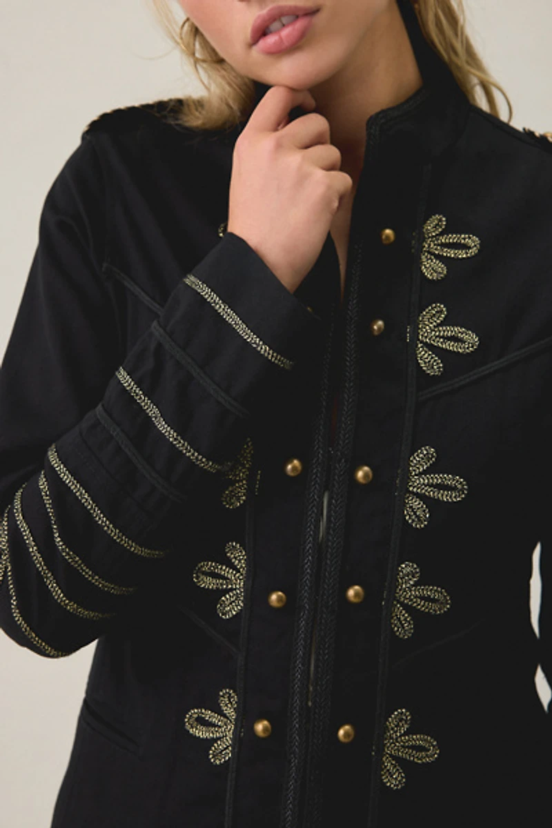 BLANKNYC UO Exclusive Riot High Neck Band Jacket