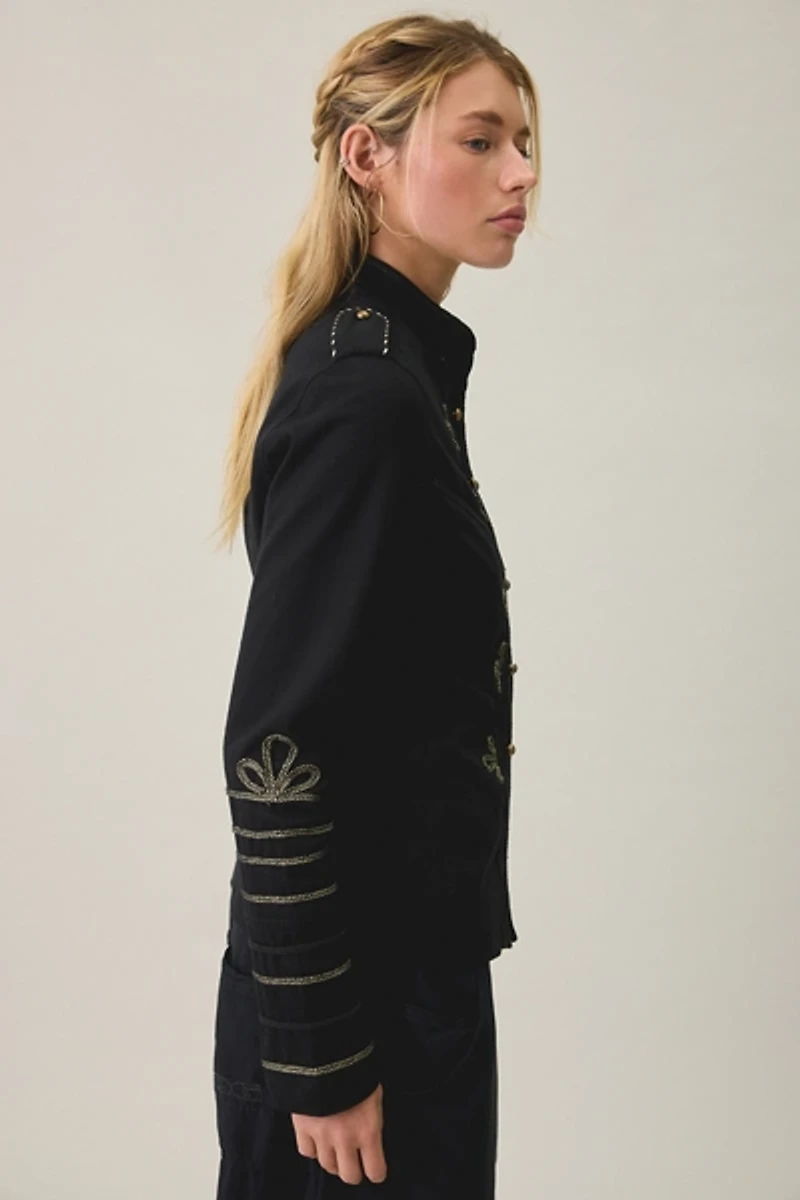 BLANKNYC UO Exclusive Riot High Neck Band Jacket