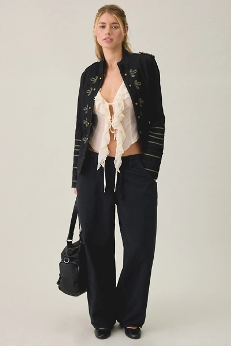 BLANKNYC UO Exclusive Riot High Neck Band Jacket