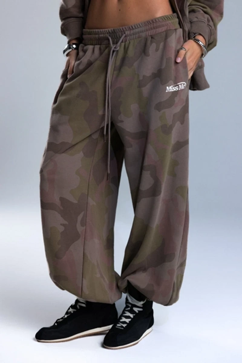 Miss Me Keira Camo Joggers