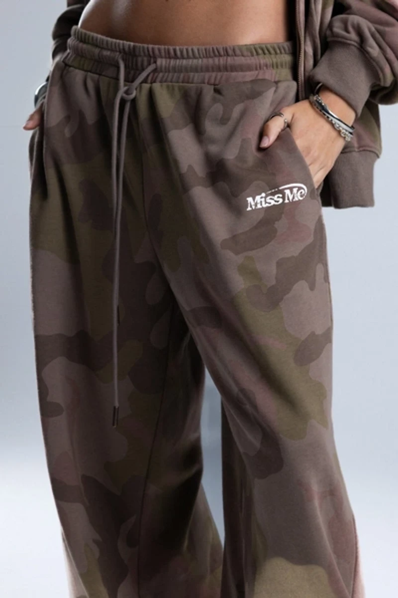 Miss Me Keira Camo Joggers