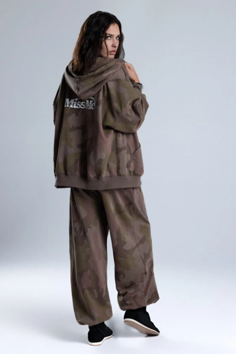 Miss Me Keira Camo Joggers