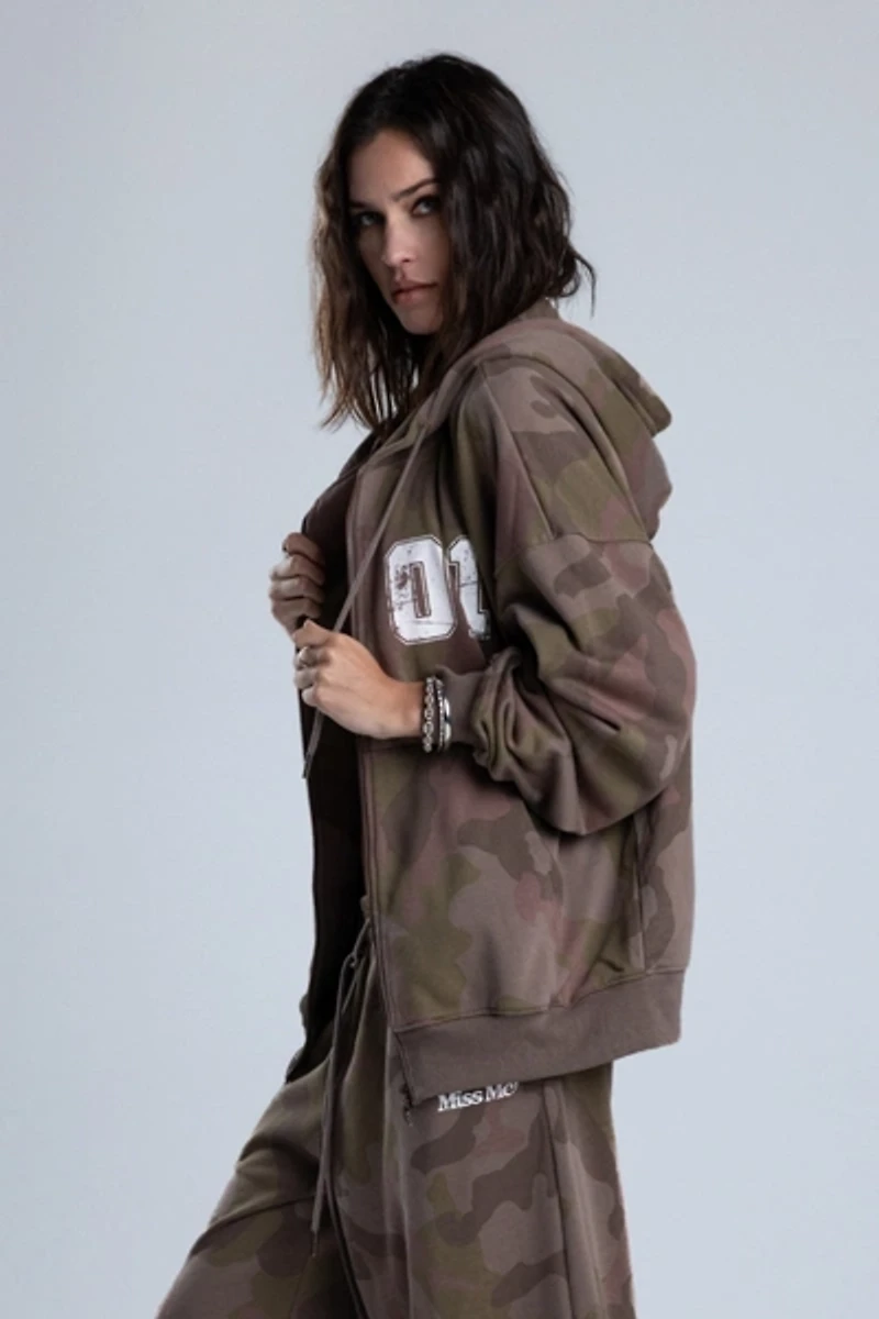 Miss Me Keira Camo Jacket