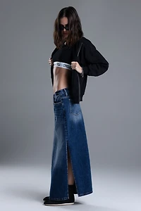 Miss Me Dejah Denim Maxi Skirt