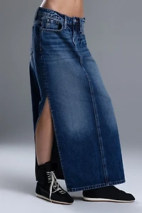Miss Me Dejah Denim Maxi Skirt