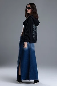 Miss Me Dejah Denim Maxi Skirt