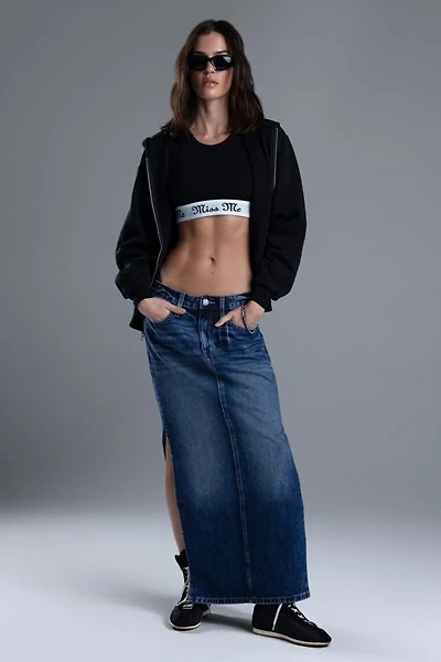 Miss Me Dejah Denim Maxi Skirt