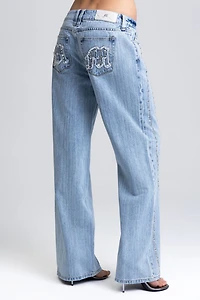 Miss Me Serafina Wide Leg Jeans