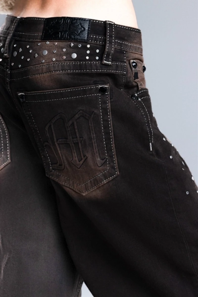 Miss Me Natalia Baggy Wide Leg Jeans