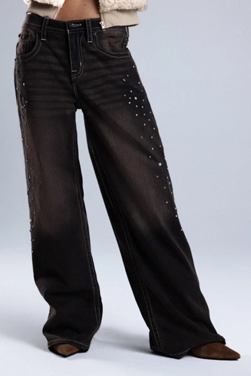 Miss Me Natalia Baggy Wide Leg Jeans