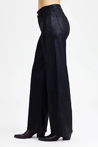 Miss Me Pia Python Wide Leg Jeans