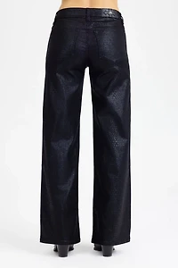 Miss Me Pia Python Wide Leg Jeans