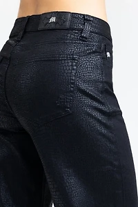Miss Me Pia Python Wide Leg Jeans