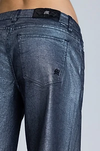 Miss Me Ivy Metallic Wide Leg Jeans