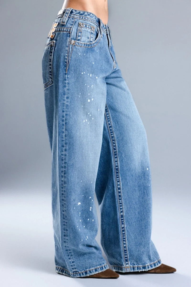 Miss Me Lyrix Baggy Wide Leg Jeans
