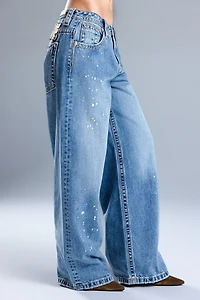 Miss Me Lyrix Baggy Wide Leg Jeans