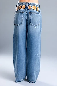 Miss Me Lyrix Baggy Wide Leg Jeans