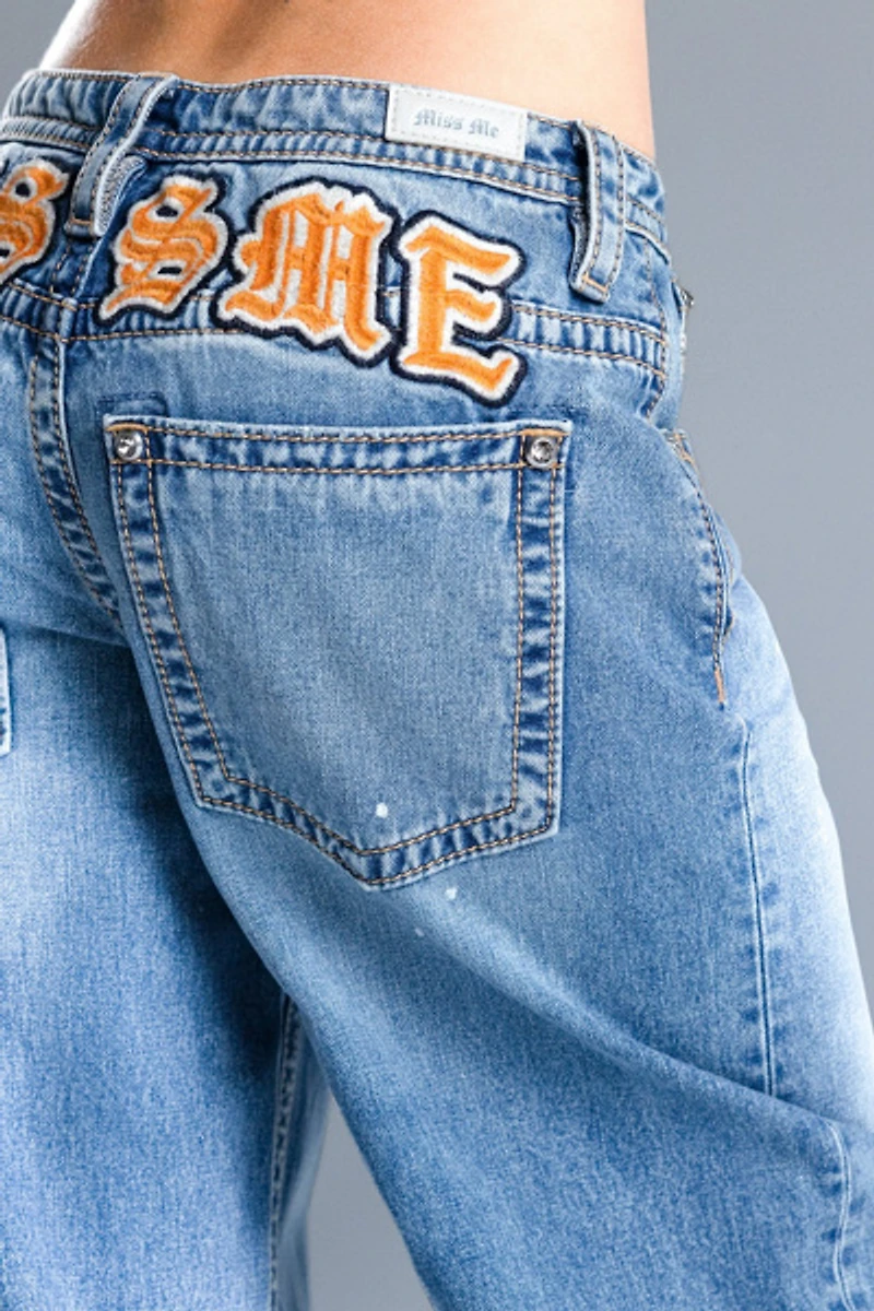 Miss Me Lyrix Baggy Wide Leg Jeans