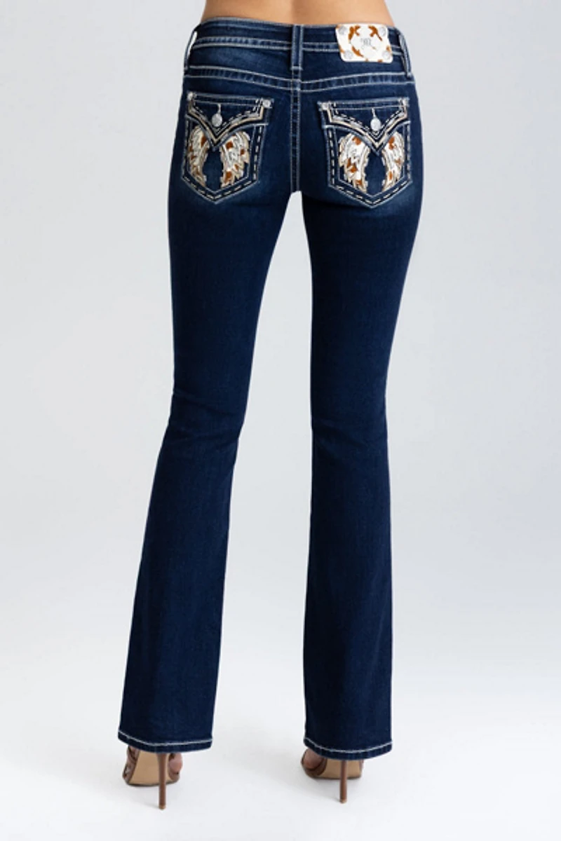 Miss Me Marleigh Wings Bootcut Jeans
