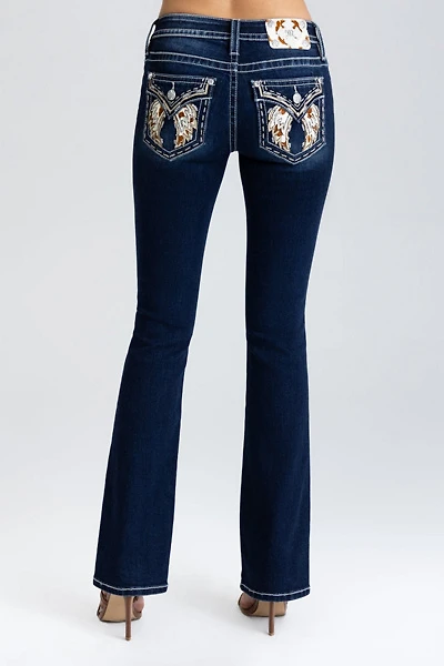 Miss Me Marleigh Wings Bootcut Jeans