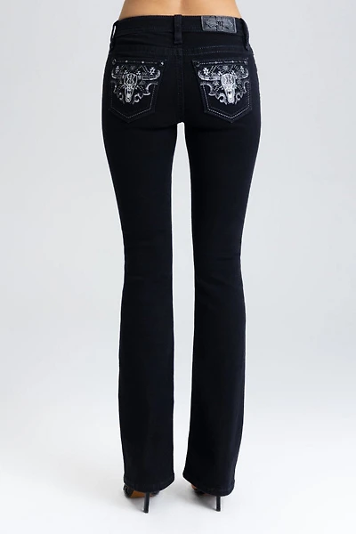 Miss Me Black Spur Bootcut Jeans