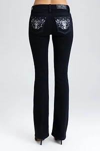 Miss Me Black Spur Bootcut Jeans