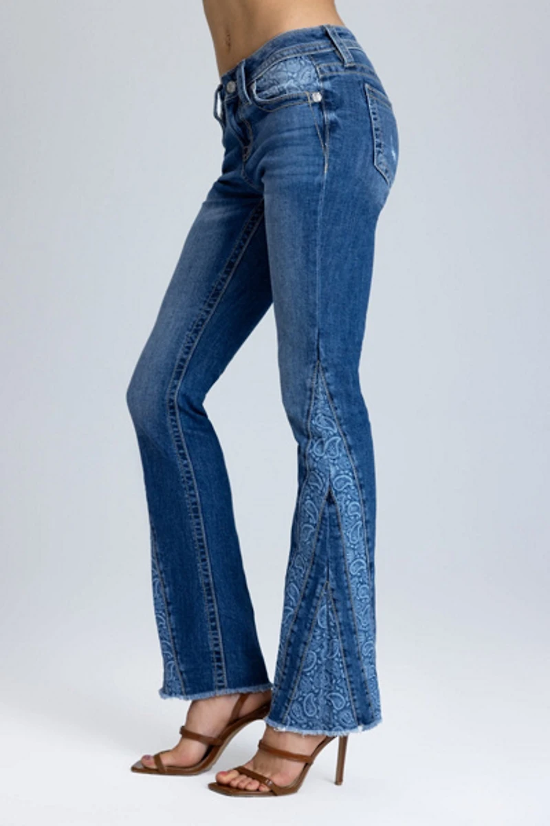 Miss Me Monica Slit Bootcut Jeans