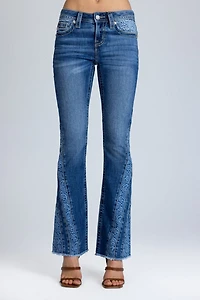 Miss Me Monica Slit Bootcut Jeans