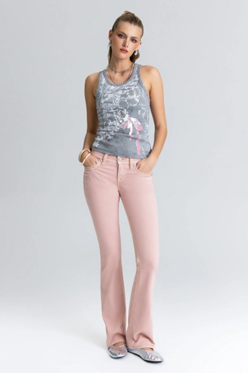 Miss Me Bella Vie Stitched Bootcut Jeans