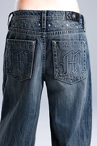 Miss Me Harmony Studded Baggy Jeans