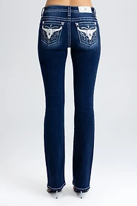 Miss Me Kasey Longhorn Bootcut Jeans